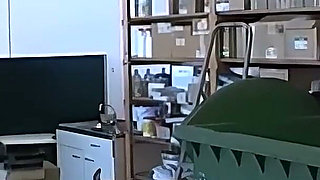 Rhea Sucks Cock and Gets Fucked Hard Doggy Style in the Office