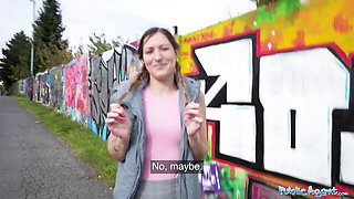 Superb Mina K - pigtails trailer - Public Agent