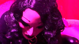 Rubber & Ava Fetishart Give Perv a Latex Footjob Part 1