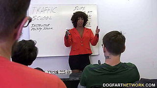 Misty Stone: 10 Guy Blowbang & Multiple Facial Cumshots