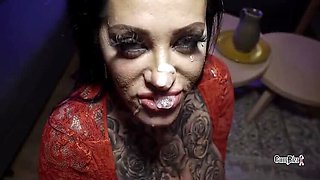 Ashley Cumstar sucks all the cum out of your balls