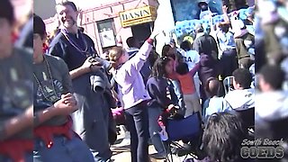 Vintage Mardi Gras Home Video With Some Flashing - SouthBeachCoeds