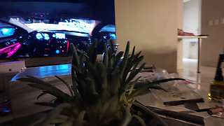 Black Whore Licks Balls While Daddy Facetimes Another Girl