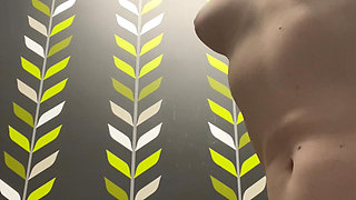 Naked Pissing and Cheeky Little Butthole Flash in Public Toilets