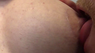 Red-haired Babysitter with Big Tits Rides a Dick