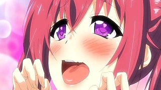 Fascinating hentai babe with big tits is a sucker for cock