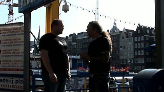 Real amsterdam prostitute swallows tourist load