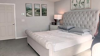 Voiceover of an amateur casting with sexy brunette Maddie Wren.
