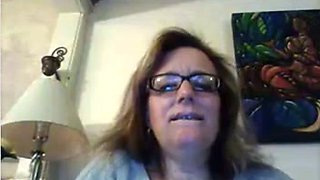 Ugly as fuck messy haired brunette mature lady tried to masturbate for my buddy