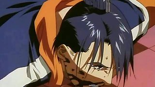Two horny hentai studs fuck this naughty hentai chick