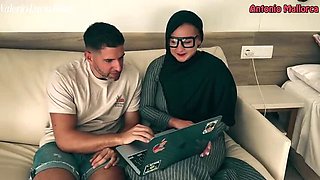 Big Tit Arab Slut Gets Rough Doggy Style Fuck - Amateur Homemade HD