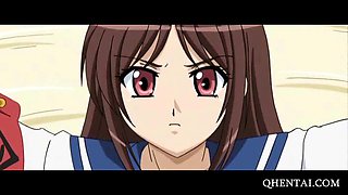 Hentai girl wrapped in tentacles and fucked