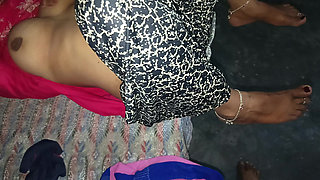 Cute indian bhabhi with juicy r s lips licking and sucking big cock and enjoying fucking in doggy style