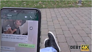 Debt Collector Tracks Down Sexy Bride And They Have Affair