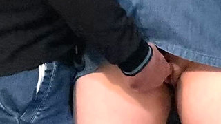 Wow!!! Perv Stranger's Hand in My Sexy Panties