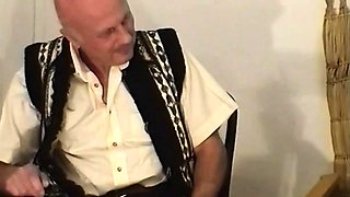 first rough threesome for ugly grandma