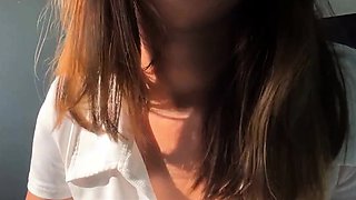 Naughty Brazilian College Student Plays with Her Sex Toy