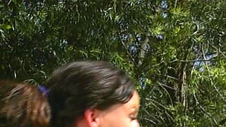 Outdoor Piss Drinking Slut Gets Fucked Hard