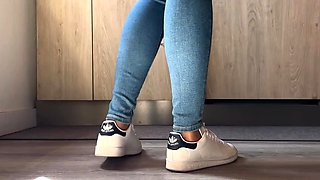 Linsey Dawn solo foot fetish