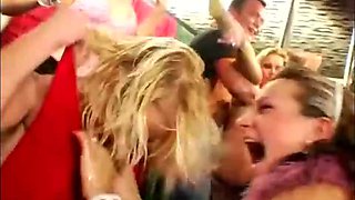 Drunk Sex Orgy with leggy MILFs