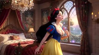 Snow White's Enchanted Castle Night: Classic Dress Open for Intense Pleasure