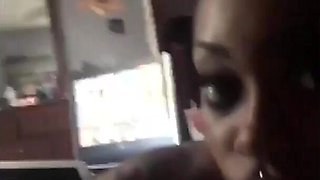 Curvy Ebony Escort Sucking For 50$