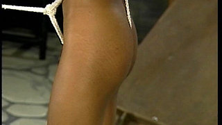 Two Tited up German Black Babes Got Used in Bondage Session