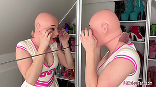 Trying New Female Mask