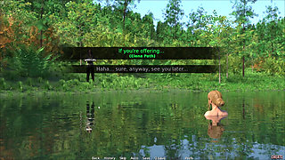 Step Sister Having Fun With Stepbro In The Lake Water