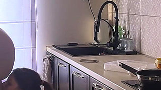Quick Anal Sex in the Kitchen While Making Some Breakfast