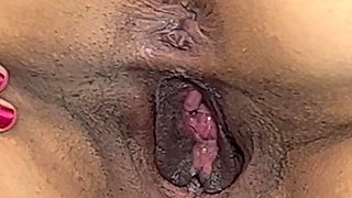 Arab MILF Dildo Fucking Her Gaped Pussy