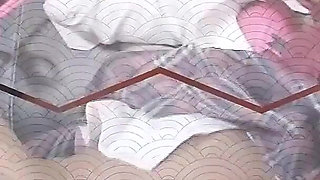 Asian Cute Scene-3 Sexy Japanese in Bikini in DP Threesome and Double Anal Creampie