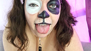 Drooling Puppy Play
