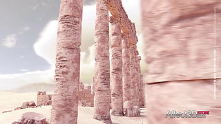 Girls vs Goddess - 3D Futanari Animation