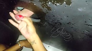 The rascal came rock hard, very first in my labia and then in my hatch in the gloryhole.