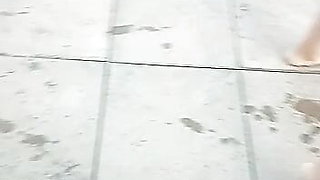 Peeing Naked And Walking Around In My Back Garden