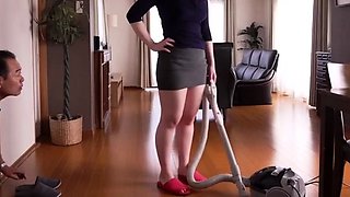 Asian Sweet Teen black sock masturbation