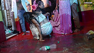Desi Bihari Chapri Live Nude Dance Show with Hot Girl Sudipa & Alisha and All Thirki Boys(