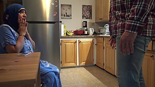 Arab Cleaning Maid Forgot to Clean Something Important