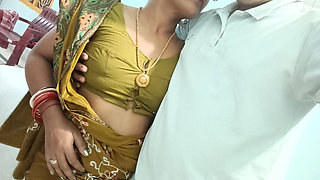 Newlywed Indian Beautiful Wife Blowjob and Hot Riding Sex with Young Brother in Law