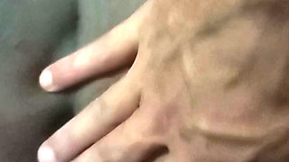Fingering my stepmother's honey-colored pussy for the second time