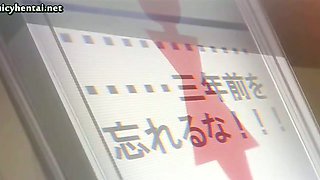Hot anime nurse getting a dick