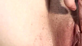 My Small and Sweet Clitoris, Caressing It in Close-up