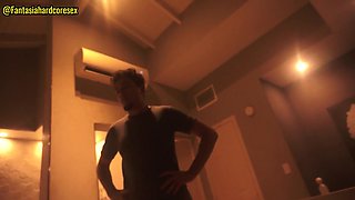 Stepsister Swallows After Movie in Teen Big-Cock Brunette Heat