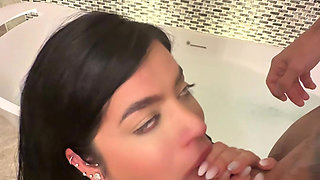 Sara Retali Fucks Chris Diamond in a Hotel Bathroom