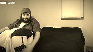 pin-up slut gets a spanking with some anal play