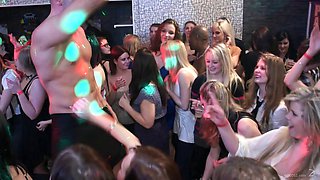 Party in the club with Alexis Crystal and her drunk friends