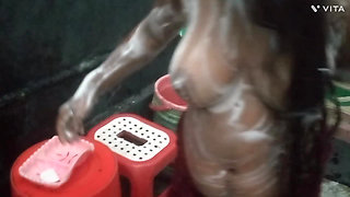 I Was Watching My Stepbrother From Above in a Hot Shower Scene, but Instead of Getting Angry, I Let Him Cum Inside My Clumsy