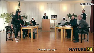 Old Elle With Huge Tits Fucked Her Gardener In Doggy And Ended Up In Court