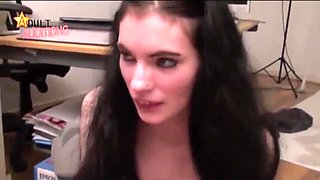 British Teen Roxanne First Audition Blowjob